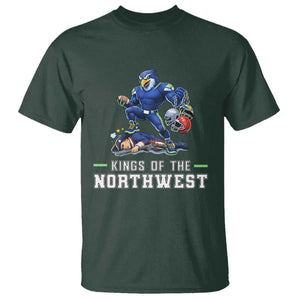 Kings Of The Northwest T Shirt Funny Seattle Dominates New England TS12 Dark Forest Green Print Your Wear