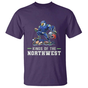 Kings Of The Northwest T Shirt Funny Seattle Dominates New England TS12 Purple Print Your Wear