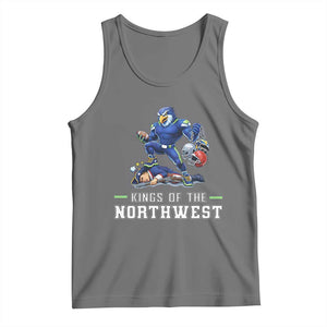 Kings Of The Northwest Tank Top Funny Seattle Dominates New England TS12 Black Heather Print Your Wear