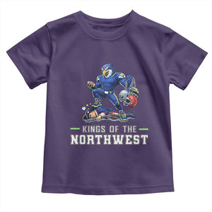 Kings Of The Northwest Toddler T Shirt Funny Seattle Dominates New England TS12 Purple Print Your Wear