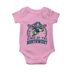 Kings Of The Northwest Baby Onesie 12s Fan Pride TS12 Light Pink Print Your Wear