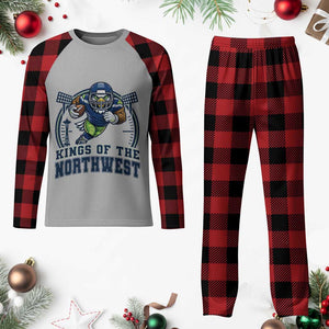 Kings Of The Northwest Plaid Pajama Set 12s Fan Pride TS12 Buffalo Plaid Print Your Wear