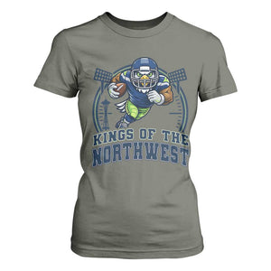 Kings Of The Northwest T Shirt For Women 12s Fan Pride TS12 Military Green Print Your Wear