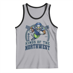 Kings Of The Northwest Tank Top 12s Fan Pride TS12 Athletic Heather Black Print Your Wear