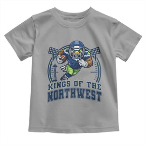 Kings Of The Northwest Toddler T Shirt 12s Fan Pride TS12 Sport Gray Print Your Wear