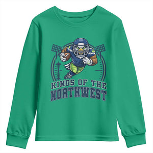 Kings Of The Northwest Youth Sweatshirt 12s Fan Pride TS12 Irish Green Print Your Wear