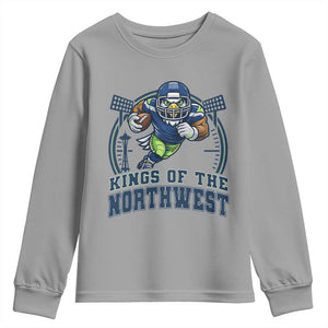 Kings Of The Northwest Youth Sweatshirt 12s Fan Pride TS12 Sport Gray Print Your Wear