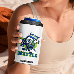 Pacific Northwest Football Pride 4 in 1 Can Cooler Tumbler Seattle Fan TS12 Print Your Wear