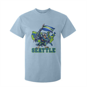 Pacific Northwest Football Pride T Shirt For Kid Seattle Fan TS12 Light Blue Print Your Wear