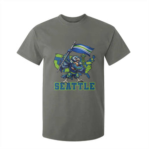 Pacific Northwest Football Pride T Shirt For Kid Seattle Fan TS12 Military Green Print Your Wear