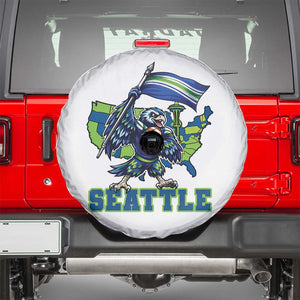 Pacific Northwest Football Pride Spare Tire Cover Seattle Fan TS12 White Print Your Wear