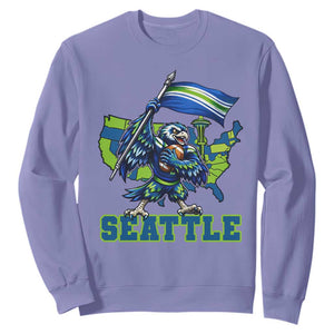 Pacific Northwest Football Pride Sweatshirt Seattle Fan TS12 Violet Print Your Wear