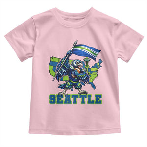 Pacific Northwest Football Pride Toddler T Shirt Seattle Fan TS12 Light Pink Print Your Wear