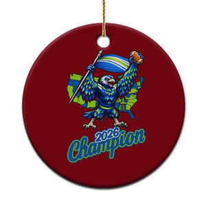 Pacific Northwest 2026 Champion Ceramic Ornament Football Fan Gift TS12 1pc Red Print Your Wear