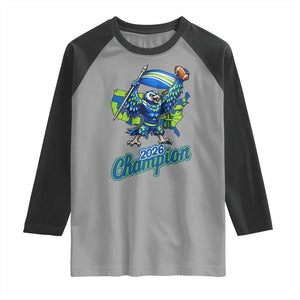 Pacific Northwest 2026 Champion Raglan Shirt Football Fan Gift TS12 Sport Gray Black Print Your Wear