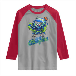 Pacific Northwest 2026 Champion Raglan Shirt Football Fan Gift TS12 Sport Gray Red Print Your Wear
