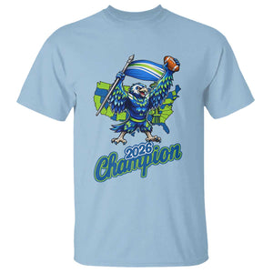 Pacific Northwest 2026 Champion T Shirt Football Fan Gift TS12 Light Blue Print Your Wear