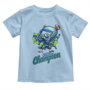 Pacific Northwest 2026 Champion Toddler T Shirt Football Fan Gift TS12 Light Blue Print Your Wear