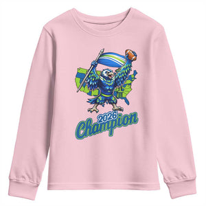Pacific Northwest 2026 Champion Youth Sweatshirt Football Fan Gift TS12 Light Pink Print Your Wear