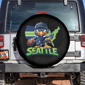 Seattle Fan Pride Spare Tire Cover - Gift For Sports Lover TS12 No hole Black Print Your Wear