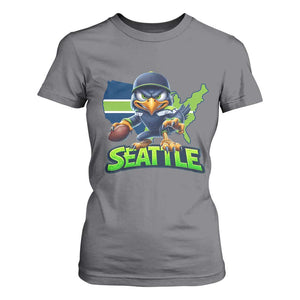 Seattle Fan Pride T Shirt For Women Gift For Sports Lover TS12 Charcoal Print Your Wear