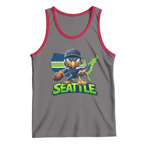 Seattle Fan Pride Tank Top Gift For Sports Lover TS12 Deep Heather Red Print Your Wear