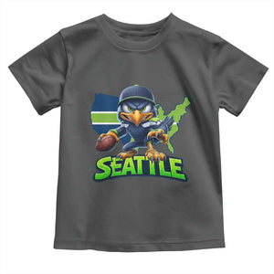 Seattle Fan Pride Toddler T Shirt Gift For Sports Lover TS12 Dark Heather Print Your Wear