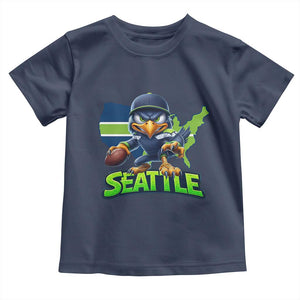 Seattle Fan Pride Toddler T Shirt Gift For Sports Lover TS12 Navy Print Your Wear