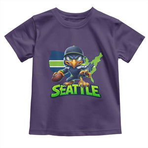 Seattle Fan Pride Toddler T Shirt Gift For Sports Lover TS12 Purple Print Your Wear