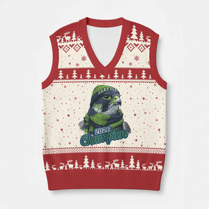 2026 Champion Pride V-Neck Knit Sweater Vest Gift For Northwest Sports Fans TS12 Beige Red Print Your Wear