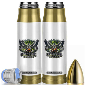 2026 Champion Bullet Tumbler Gift For Seattle Sports Fans TS12 White Print Your Wear