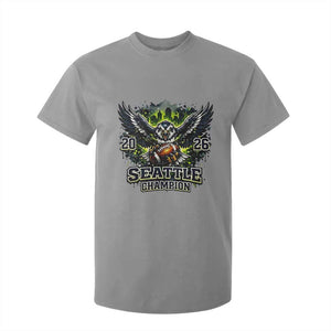 2026 Champion T Shirt For Kid Gift For Seattle Sports Fans TS12 Sport Gray Print Your Wear