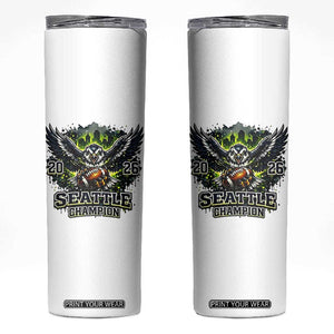 2026 Champion Skinny Tumbler Gift For Seattle Sports Fans TS12 White Print Your Wear