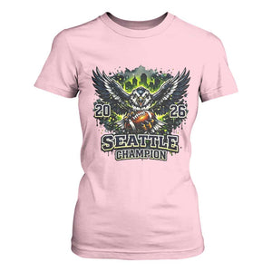 2026 Champion T Shirt For Women Gift For Seattle Sports Fans TS12 Light Pink Print Your Wear