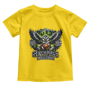2026 Champion Toddler T Shirt Gift For Seattle Sports Fans TS12 Daisy Print Your Wear