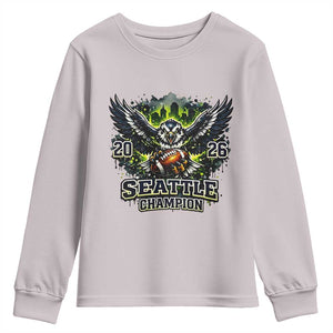 2026 Champion Youth Sweatshirt Gift For Seattle Sports Fans TS12 Ice Gray Print Your Wear