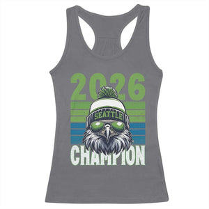 2026 Champion Seattle Racerback Tank Top 12s Fan Pride TS12 Charcoal Print Your Wear
