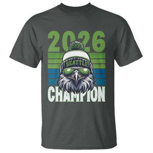 2026 Champion Seattle T Shirt 12s Fan Pride TS12 Dark Heather Print Your Wear