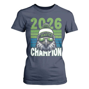 2026 Champion Seattle T Shirt For Women 12s Fan Pride TS12 Navy Print Your Wear