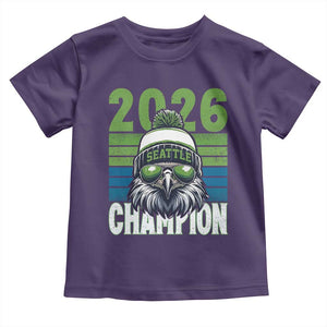 2026 Champion Seattle Toddler T Shirt 12s Fan Pride TS12 Purple Print Your Wear