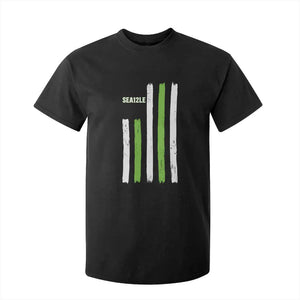 SEA12LE Champion Football Fan Gift T Shirt For Kid Blue Green Pride TS12 Black Print Your Wear
