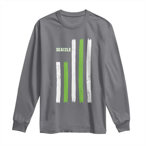 SEA12LE Champion Football Fan Gift Long Sleeve Shirt Blue Green Pride TS12 Charcoal Print Your Wear