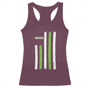 SEA12LE Champion Football Fan Gift Racerback Tank Top Blue Green Pride TS12 Maroon Print Your Wear