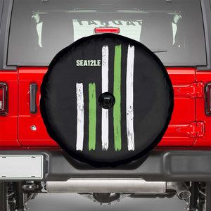 SEA12LE Champion Football Fan Gift Spare Tire Cover Blue Green Pride TS12 Black Print Your Wear