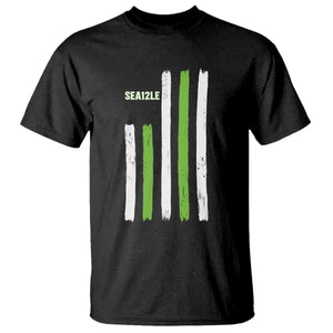 SEA12LE Champion Football Fan Gift T Shirt Blue Green Pride TS12 Black Print Your Wear