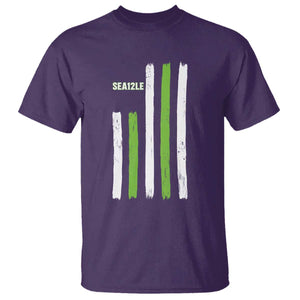 SEA12LE Champion Football Fan Gift T Shirt Blue Green Pride TS12 Purple Print Your Wear