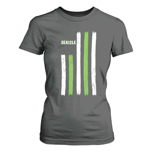 SEA12LE Champion Football Fan Gift T Shirt For Women Blue Green Pride TS12 Dark Heather Print Your Wear