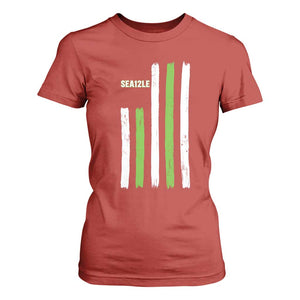 SEA12LE Champion Football Fan Gift T Shirt For Women Blue Green Pride TS12 Red Print Your Wear