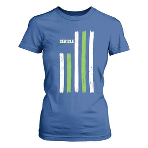 SEA12LE Champion Football Fan Gift T Shirt For Women Blue Green Pride TS12 Royal Blue Print Your Wear