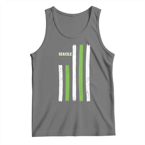 SEA12LE Champion Football Fan Gift Tank Top Blue Green Pride TS12 Black Heather Print Your Wear